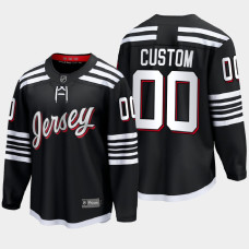 New Jersey Devils Alternate Black Premier 2022 Jersey Custom