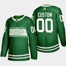 Toronto Maple Leafs St. Patricks Day 2022 Green Special Edition Jersey Custom