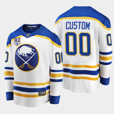 Buffalo Sabres Honor Rick Jeanneret patch White RJ Night 2022 Jersey Custom