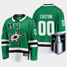 Dallas Stars 2022 Stanley Cup Playoffs Green Home Jersey Custom