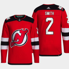 Brendan Smith #2 New Jersey Devils Smith Jersey 2022 Primegreen Authentic Home