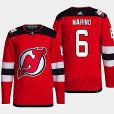 John Marino #6 New Jersey Devils Red Jersey 2022 Primegreen Authentic Home