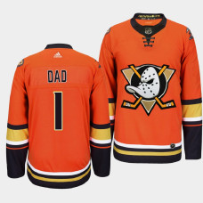 2022 Fathers Day Gift Anaheim Ducks Orange Greatest Dad Jersey Primegreen