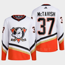 Anaheim Ducks 2022 Reverse Retro 2.0 Mason McTavish White Authentic Primegreen Jersey Men's