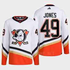 Anaheim Ducks 2022 Reverse Retro 2.0 Max Jones White Authentic Primegreen Jersey Men's