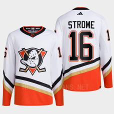 Anaheim Ducks 2022 Reverse Retro 2.0 Ryan Strome White Authentic Primegreen Jersey Men's