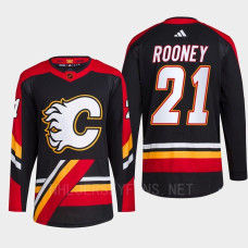 Kevin Rooney Reverse Retro 2.0 2022 Calgary Flames Black Jersey Authentic Primegreen #21