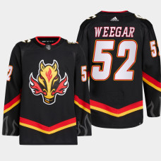 MacKenzie Weegar #52 Calgary Flames Black Jersey 2022-23 Blasty Alternate Primegreen