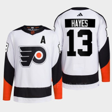 Philadelphia Flyers 2022 Reverse Retro 2.0 Kevin Hayes White Authentic Primegreen Jersey Men's