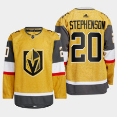 Chandler Stephenson #20 Vegas Golden Knights Gold Jersey Home Authentic With 2023 Stanley Cup Patch