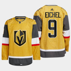 Jack Eichel #9 Vegas Golden Knights Gold Jersey 2022-23 Home Authentic