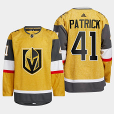 Nolan Patrick #41 Vegas Golden Knights Gold Jersey Home Authentic With 2023 Stanley Cup Patch