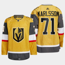 William Karlsson #71 Vegas Golden Knights Gold Jersey 2022-23 Home Authentic