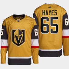 Vegas Golden Knights Zack Hayes Gold Primegreen Authentic Pro Home Jersey 2022