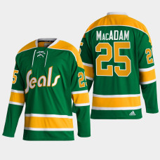 Al MacAdam California Golden Seals #25 Green Reverse Retro 2.0 Jersey 2022-23 Authentic