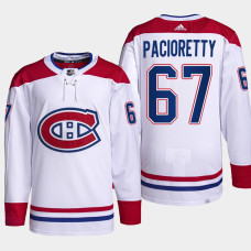 Max Pacioretty #67 Carolina Hurricanes White Jersey 2022-23 Authentic Pro Away PrimeGreen