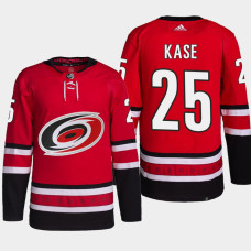 Carolina Hurricanes Ondrej Kase Red Home Primegreen Authentic Jersey 2022