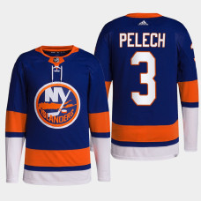 Adam Pelech #3 New York Islanders Royal Jersey 2022 Home Primegreen Authentic Pro