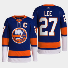 Anders Lee #27 New York Islanders Royal Jersey 2022 Home Primegreen Authentic Pro