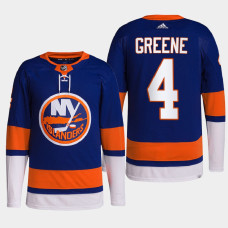 Andy Greene #4 New York Islanders Royal Jersey 2022 Home Primegreen Authentic Pro