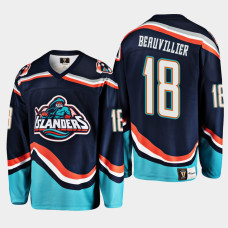 Anthony Beauvillier New York Islanders #18 Navy Reverse Retro 2.0 Jersey 2022-23 Replica