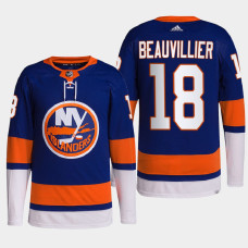 Anthony Beauvillier #18 New York Islanders Royal Jersey 2022 Home Primegreen Authentic Pro