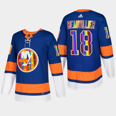 Anthony Beauvillier New York Islanders Pride Night 2022 Royal #18 Jersey HockeyIsForEveryone