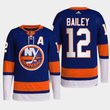 Josh Bailey #12 New York Islanders Royal Jersey 2022 Home Primegreen Authentic Pro