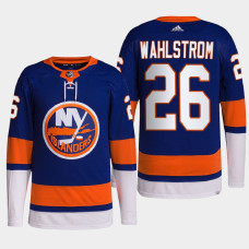 Oliver Wahlstrom #26 New York Islanders Royal Jersey 2022 Home Primegreen Authentic Pro