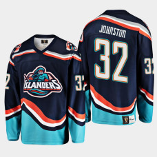 Ross Johnston New York Islanders #32 Navy Reverse Retro 2.0 Jersey 2022-23 Replica