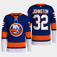 Ross Johnston #32 New York Islanders Royal Jersey 2022 Home Primegreen Authentic Pro