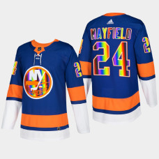 Scott Mayfield New York Islanders Pride Night 2022 Royal #24 Jersey HockeyIsForEveryone