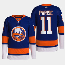 Zach Parise #11 New York Islanders Royal Jersey 2022 Home Primegreen Authentic Pro