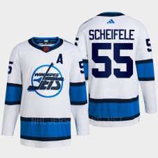 Mark Scheifele Reverse Retro 2.0 2022 Winnipeg Jets White Jersey Authentic Primegreen #55