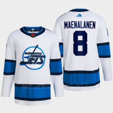 Saku Maenalanen Reverse Retro 2.0 2022 Winnipeg Jets White Jersey Authentic Primegreen #8