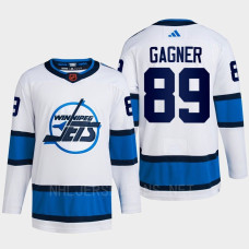 Sam Gagner Reverse Retro 2.0 2022 Winnipeg Jets White Jersey Authentic Primegreen #89