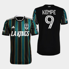 Adrian Kempe Los Angeles Kings LA Galaxy Night 2022 Black #9 Jersey