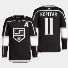 Anze Kopitar #11 Los Angeles Kings Black Jersey 2022 Home Primegreen Authentic Pro