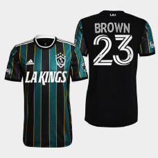 Dustin Brown Los Angeles Kings LA Galaxy Night 2022 Black #23 Jersey