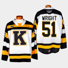 Shane Wright Kingston Frontenacs 2022 NHL Draft White #51 Jersey OHL Hockey