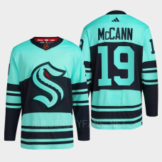 Seattle Kraken 2022 Reverse Retro 2.0 Jared McCann Ice Blue Authentic Primegreen Jersey Men's