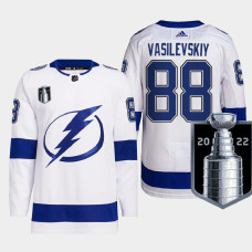 Tampa Bay Lightning Andrei Vasilevskiy White Authentic 2022 Eastern Conference Champs Jersey