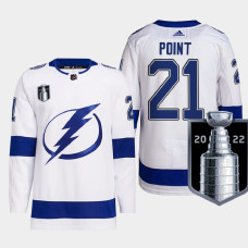 Tampa Bay Lightning Brayden Point White Authentic 2022 Eastern Conference Champs Jersey