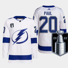 Tampa Bay Lightning Nicholas Paul White Authentic 2022 Eastern Conference Champs Jersey