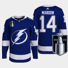 Patrick Maroon Tampa Bay Lightning 2022 Stanley Cup Playoffs Blue #14 Jersey Authentic Pro