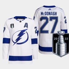 Tampa Bay Lightning Ryan McDonagh White Authentic 2022 Eastern Conference Champs Jersey