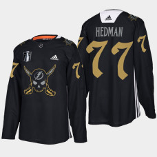 Tampa Bay Lightning 2022 Conference Finals Victor Hedman Black Gasparilla inspired Jersey