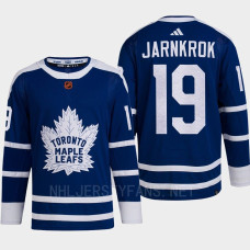 Toronto Maple Leafs 2022 Reverse Retro 2.0 Calle Jarnkrok Blue Authentic Primegreen Jersey Men's