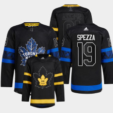 Jason Spezza #19 Toronto Maple Leafs Black Jersey 2022 Alternate Drew house Authentic Reversible