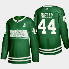 Toronto Maple Leafs St. Patricks Day 2022 Morgan Rielly Green Special Edition Jersey